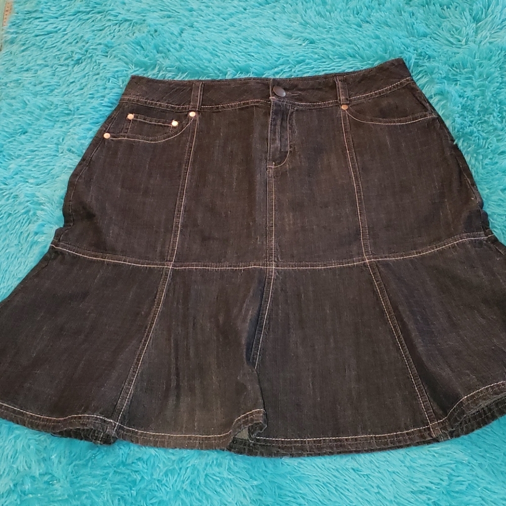 Fashion Bug Denim Skirt Size 10